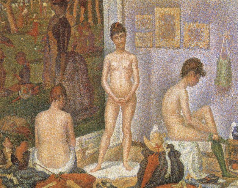 Georges Seurat The Models oil painting image